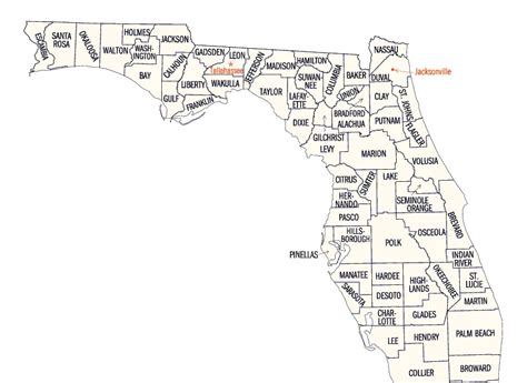 Dakajyk Florida Zip Codes Map