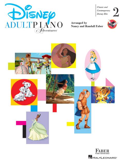 Adult Piano Adventures Disney Book 2 Faber Piano Adventures