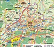 Mapas de Frankfurt - Alemanha | MapasBlog