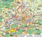 Map of Frankfurt (Main) (City in Germany, Hessen) | Welt-Atlas.de