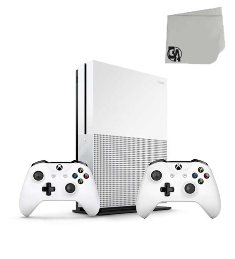 Microsoft Xbox One S White 1tb Gaming Console With 2 Robot White