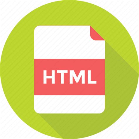 Coding Development Extension Html Html File Icon Download On