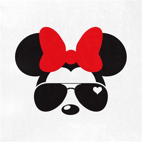 Minnie Sunglasses SVG Aviator Sunglasses Disney Svg Etsy