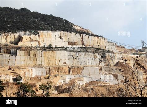 Marble Quarries In Northern Italy Stock Photo Alamy