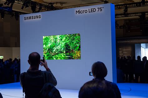 Samsung Puts Oled On Notice With 75 Inch Microled Ces 2019 Digital