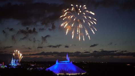 Watching Disney Fireworks From The Contemporary Resort Bay Lake Tower