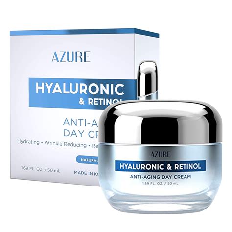 Azure Hyaluronic Acid And Retinol Anti Aging Day Cream Rejuvenating
