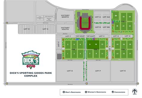 Parking Directions DICK S Sporting Goods Park