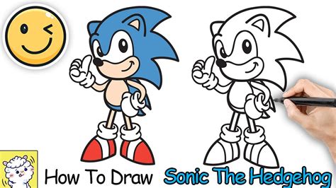 How To Draw A Sonic The Hedgehog Easy Sonic Drawing Step By Step For Images