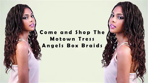 Motown Tress Angels 2x Feather Lite Wavy Box Braid 20 Youtube