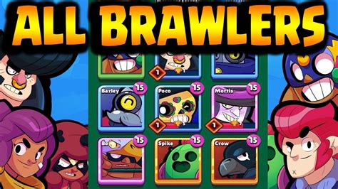 Tara is not included, because her is shadow isn't her. ALL BRAWLERS UNLOCKED! | SUPERCELL'S NEW GAME GUIDE ...
