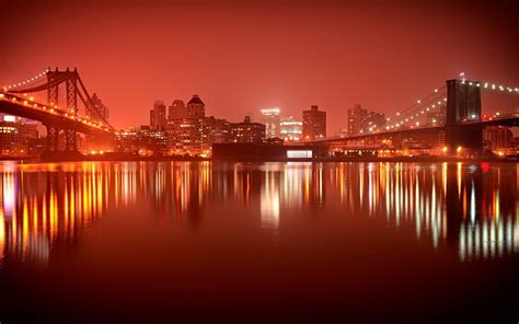 969253 Brooklyn Red Cityscape Photography East River Brooklyn