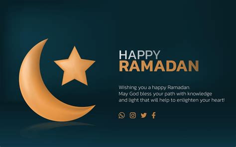 Premium Vector Happy Ramadan Banner Design