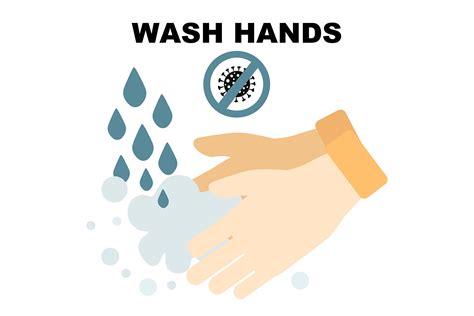 Coronavirus Covid 19 Wash Hands Healthcare Illustrations ~ Creative