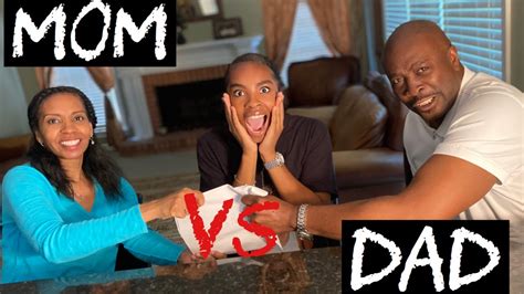 Who Knows Me Better Challenge Mom Vs Dad Youtube