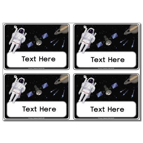 Astronomy Astronaut Themed Registration Name Cards Name Cards Classroom Organisation
