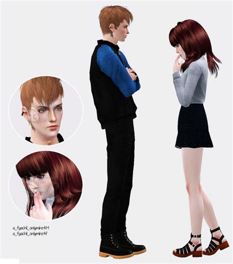 Only Mine Pose Pack By Fyachii Позы без анимации для Sims 3 Позы