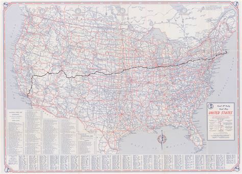 Route 6 Walk Rand Mcnally 1947 Road Maps Us Route 6