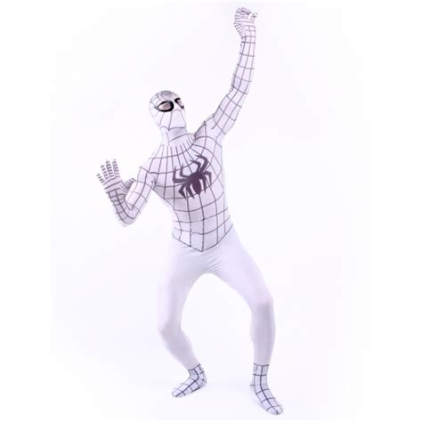 white zentai suits spiderman costume 44 99 superhero costumes online store cosplay zentai