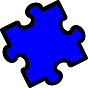 The puzzle pieces you collect are bound to account. Bright Blue Puzzle Piece Clip Art at Clker.com - vector ...