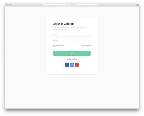 40 Best Free Login Forms For Websites And Apps 2021