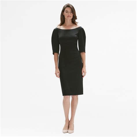 the genevieve dress black m m lafleur