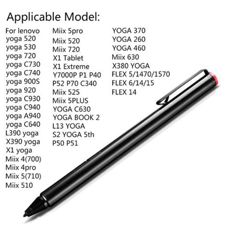 Shop Generic Touch Stylus Pen For Lenovo Thinkpad Yoga460260520530