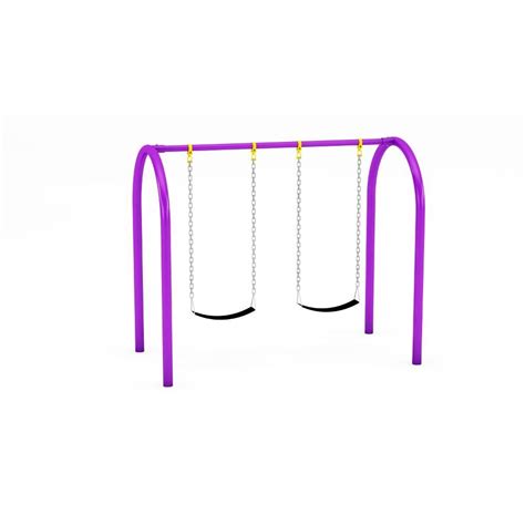 Mild Steel Frp Ok Play Two Seater Playground Swing For Garden Seating