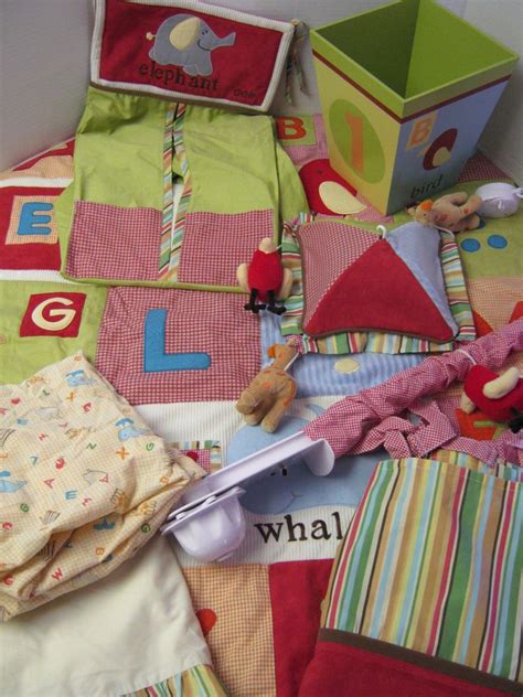 Cocalo alphabet soup bedding set (cot/ cot bed, 5 pieces. Cocalo Nursery Crib Bedding Set Alphabet Soup Boy Girl 9 ...