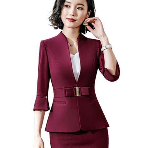 elegant women blazers and jackets casual notched collar half sleeve suit blazer office lady work