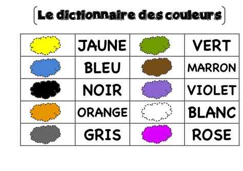 Le Jeu Des Couleurs La Classe De Luccia Pour Activité Pour