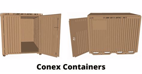What Are Conex Containers Historical Past Dimensions Options And