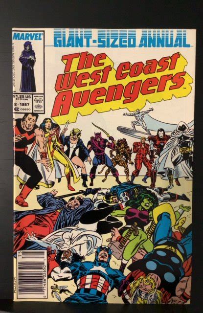 West Coast Avengers Annual 2 1987 Comic Books Copper Age Marvel