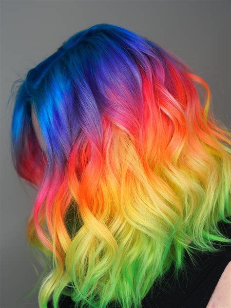 Краску для волос всех цветов радуги 88 фото