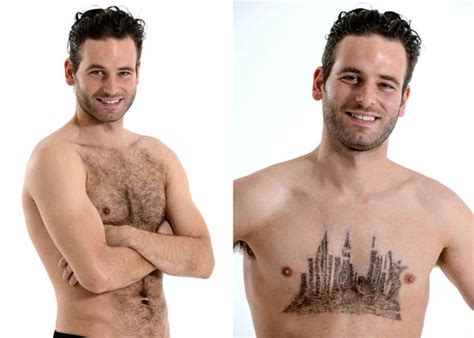 Chest Hair Designs New York Skyline Stonehenge Egyptian Pyramids