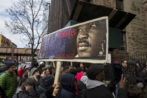 New York Marks Martin Luther King Day With Speeches Protests Wsj