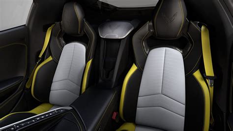 Sky Cool Gray Strike Yellow Interior For 2021 Corvette Is Currently