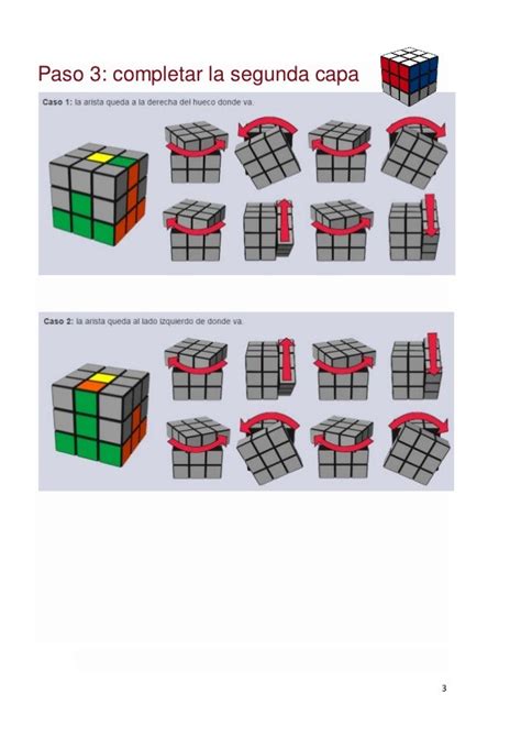 Pasos Para Armar Un Cubo Rubik 3x3 Kulturaupice