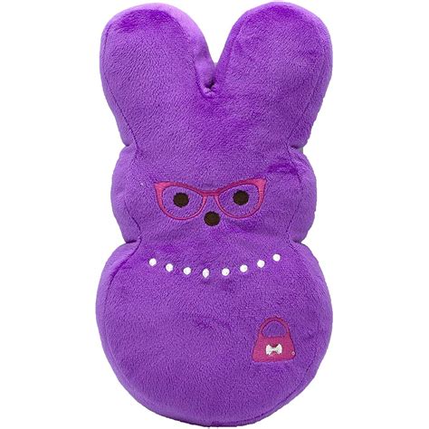 Peeps For Pets Plush Bunny Toy For Dogs Purple Lady Large Plush Dog