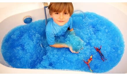 Give the dolls a bubble bath! Gelli or Slime Bathtime Fun Baff (1- or 2-Pack) | Groupon