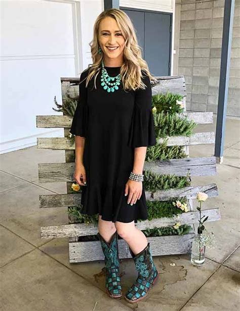 Dresses To Wear With Cowboy Boots Western Boots Outfit Cowboy Boot