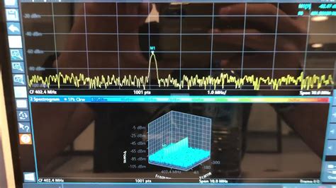 3d Spectrogram Of Pulse Radar Signal Youtube