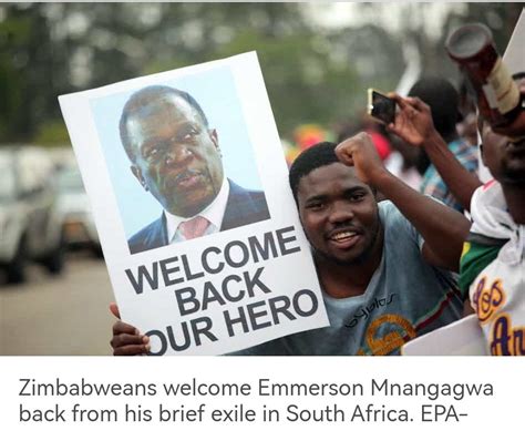 Majaira Jairosi🗨️ On Twitter 6 Days Later Mnangagwa Returned Home It Was Agreed That He