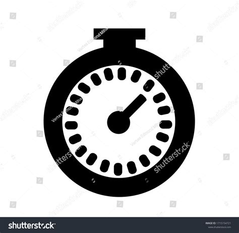 Speedometer Abstract Symbol Speed Stock Vector Royalty Free