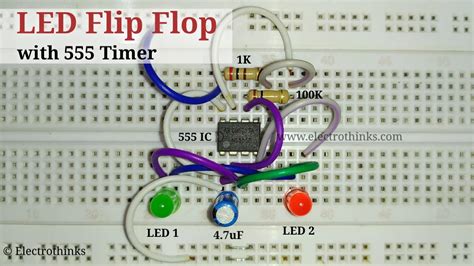 Led Flip Flop With Timer