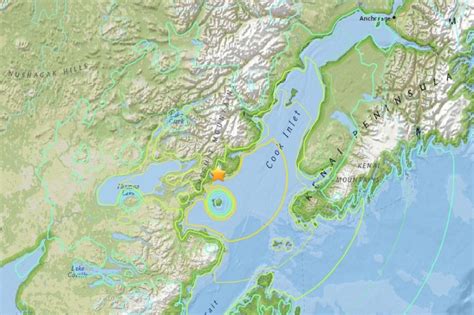 71 Magnitude Earthquake Strikes Southern Alaska