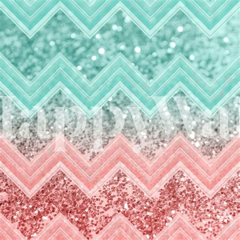 get the ultimate summer vibes with glitter chevron 1 wallpaper happywall
