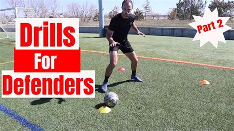 Soccer Drills For Defenders 3 Individual And 3 Partner Defending Drills