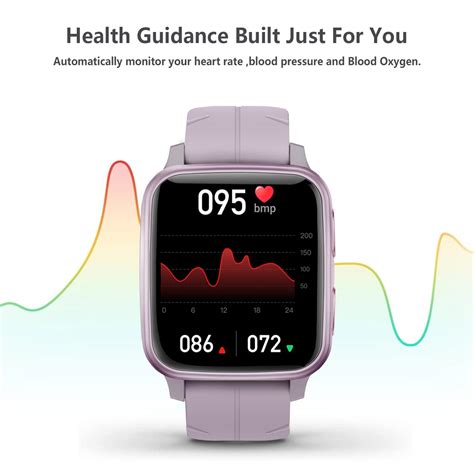 Fitvii Fitness Tracker Smart Watch With 247 Blood Pressure Heart Rate