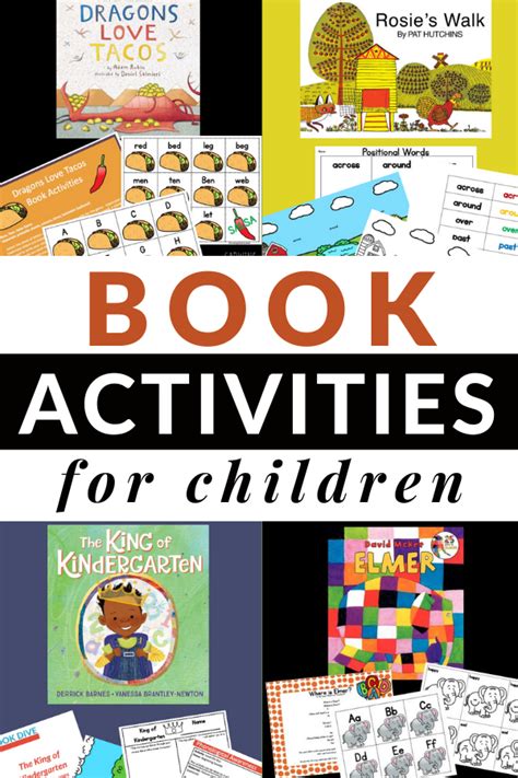 Big List Of Book Activities For Children Growing Book By Book